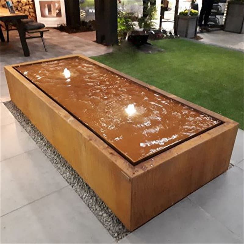 <h3>corten steel water feature,corten steel waterfall,corten </h3>
